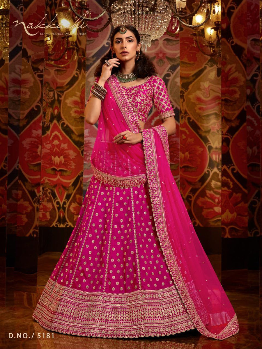 Monalisa Rani Shade Lakhnavi Work Inspired Lehenga, Lehnga, Dresses,  Wedding Wear, Indian Outfit