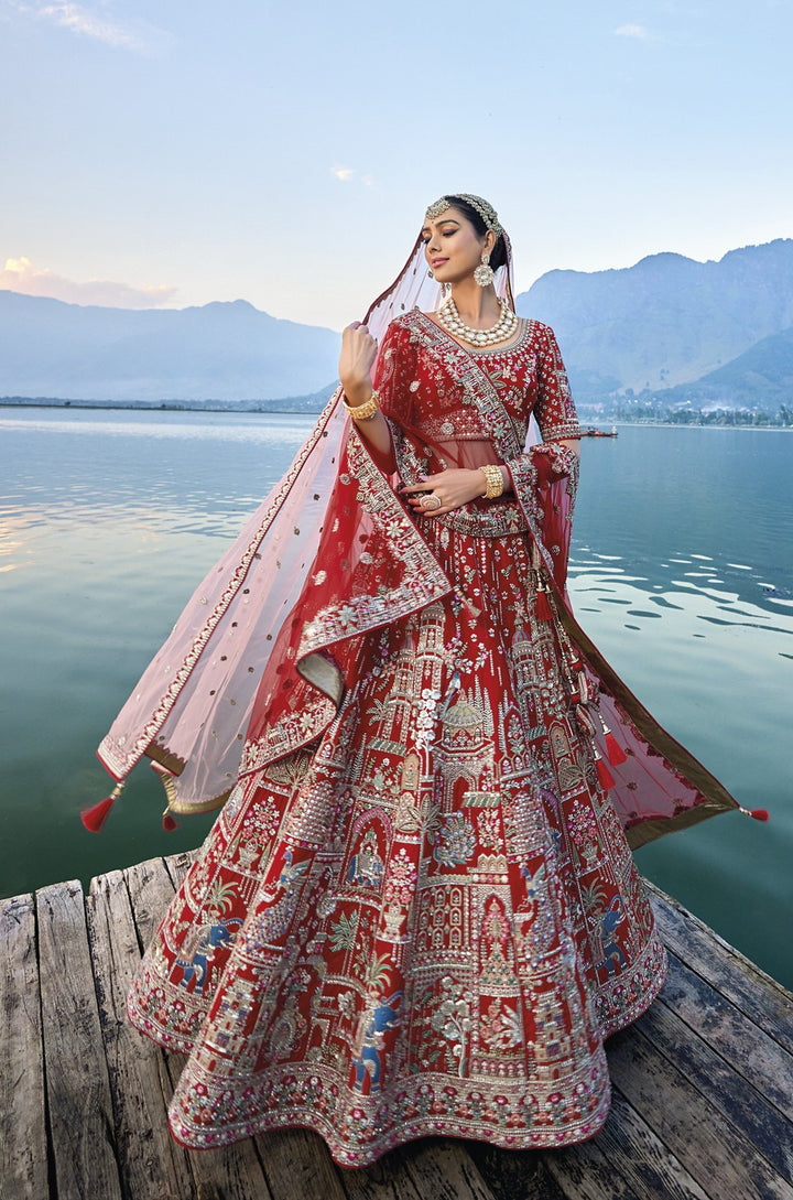 engagement partywear indian lengha set