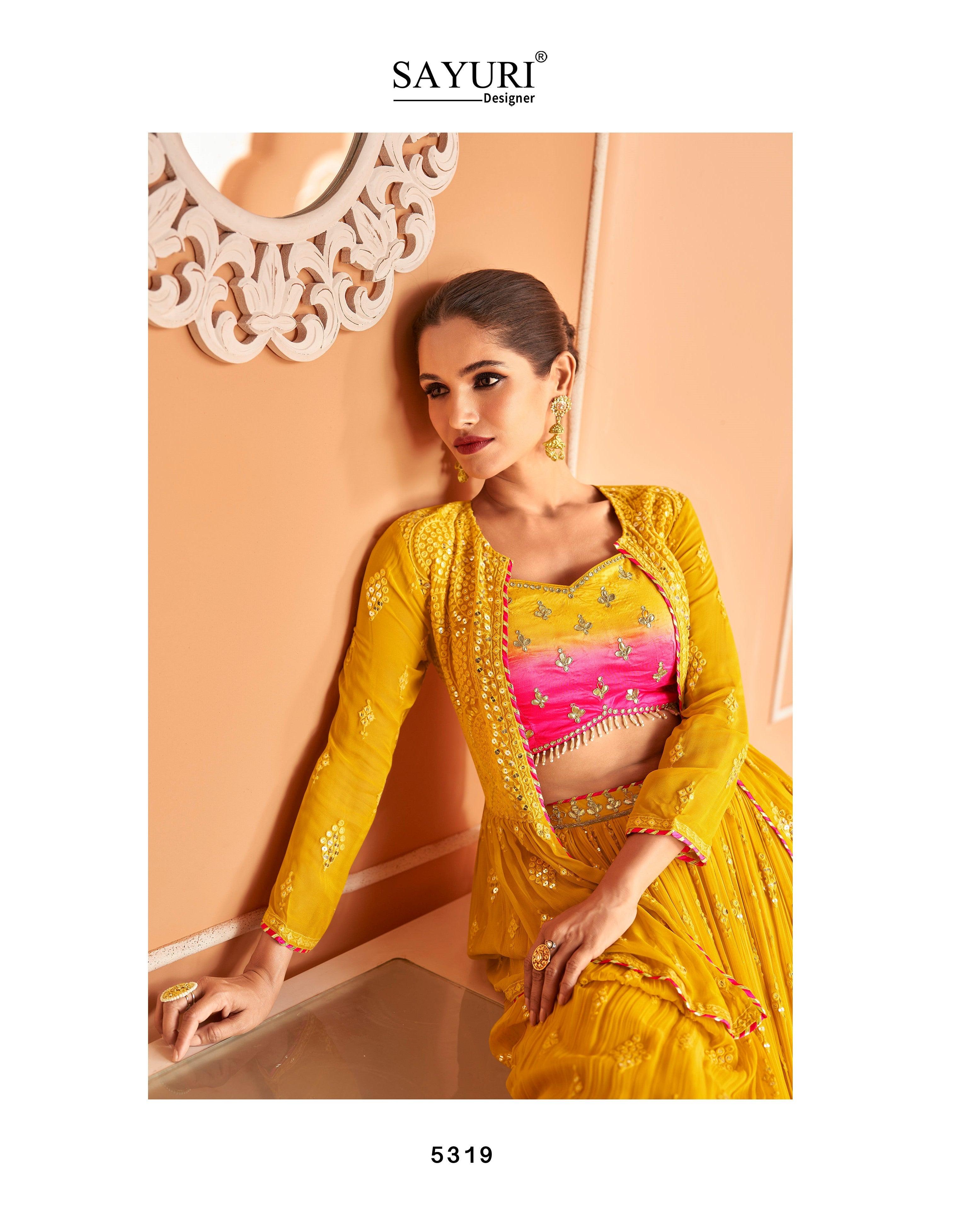 Pastel Color Wedding Jacket Lehenga | Indian fashion, Jacket lehenga,  Indian dresses