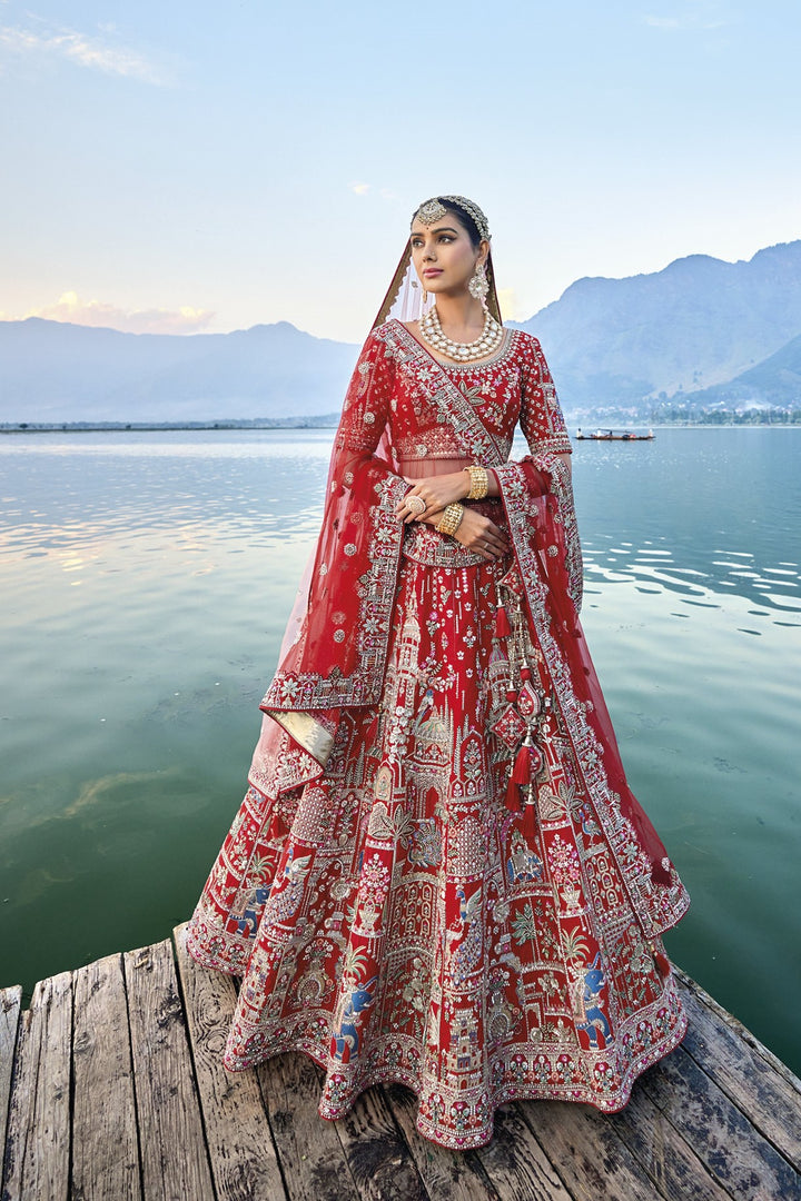 traditional wedding indian lehenga choli