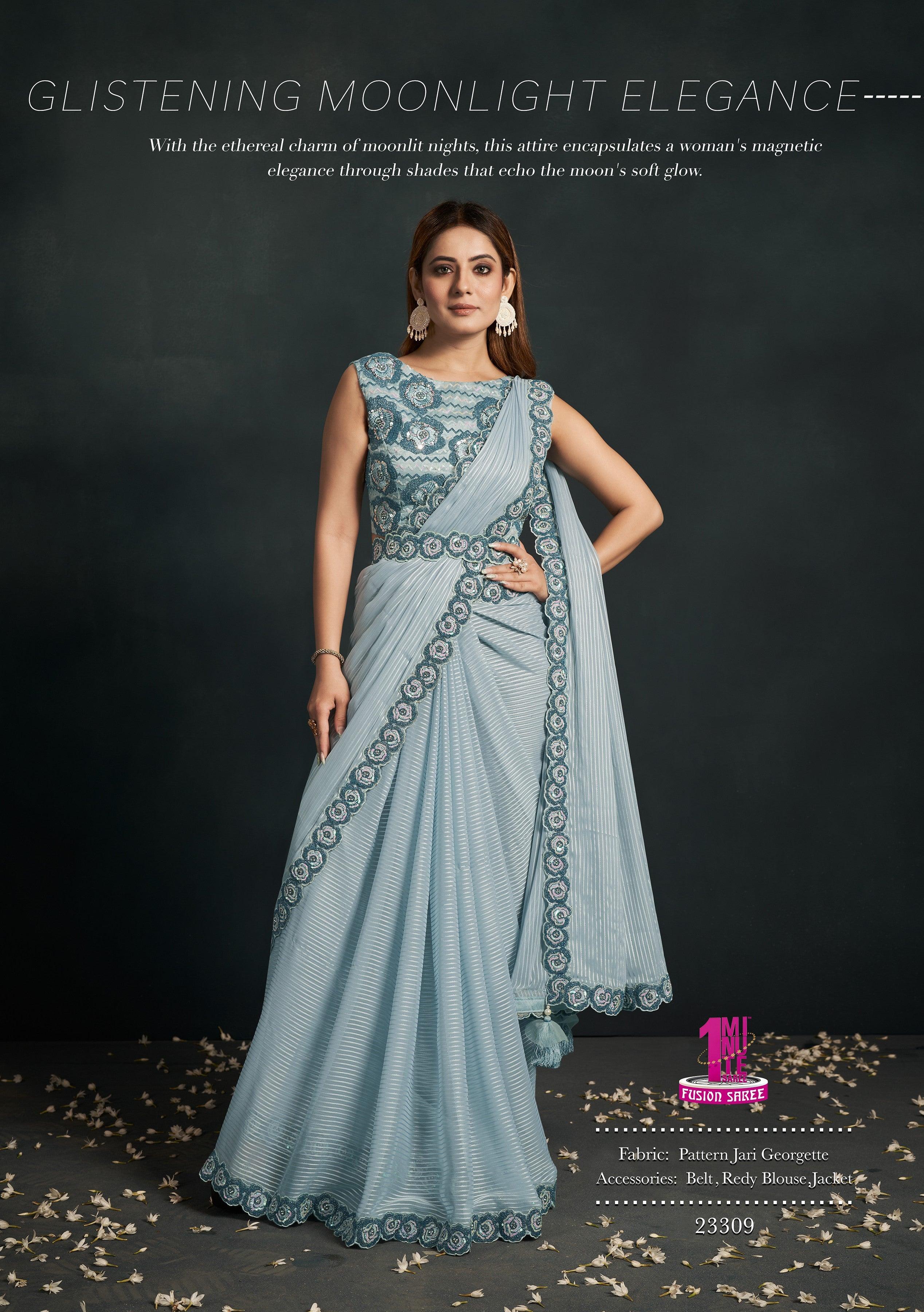 Cream Linen Silk Saree Sari Indian Pakistani Bollywood Wedding Party Wear  Dress | eBay