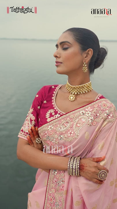 bridal saree video by tathastu catalogue anaara 7000 series