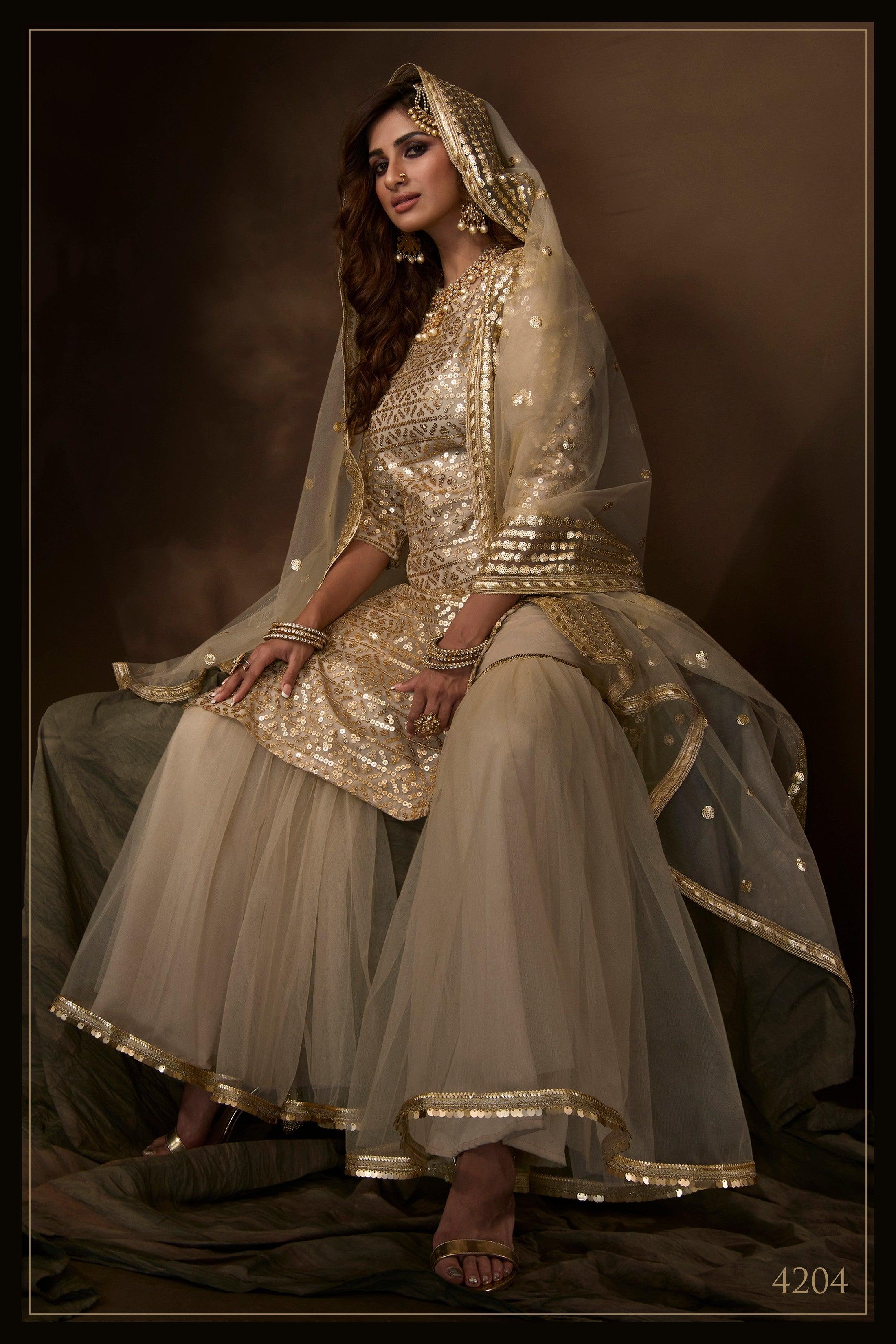 Blush Pink Gorgeous Designer Work Sharara Suit - Indian Heavy Anarkali  Lehenga Gowns Sharara Sarees Pakistani Dresses in USA/UK/Canada/UAE -  IndiaBoulevard