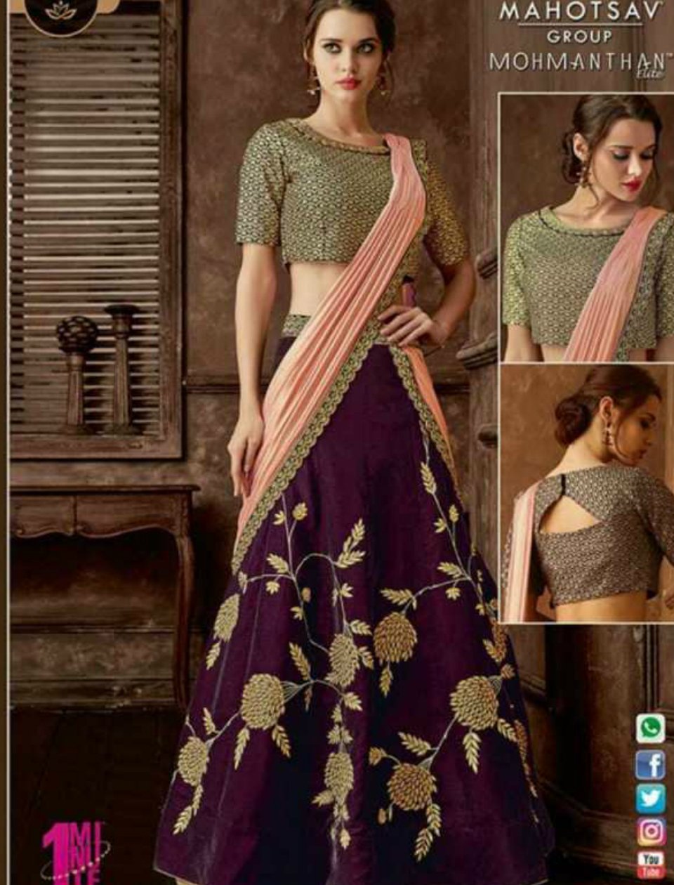 Perfect Indian dresses for the sizzling look in the wedding | Lehenga style  saree, Lehenga choli online, Designer lehenga choli