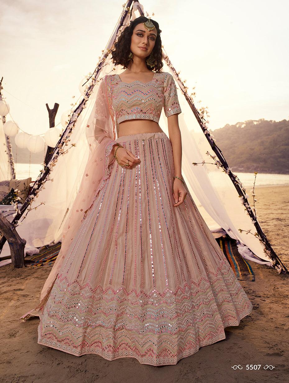 Charismatic Silk Designer Lehenga Choli for Wedding and Reception