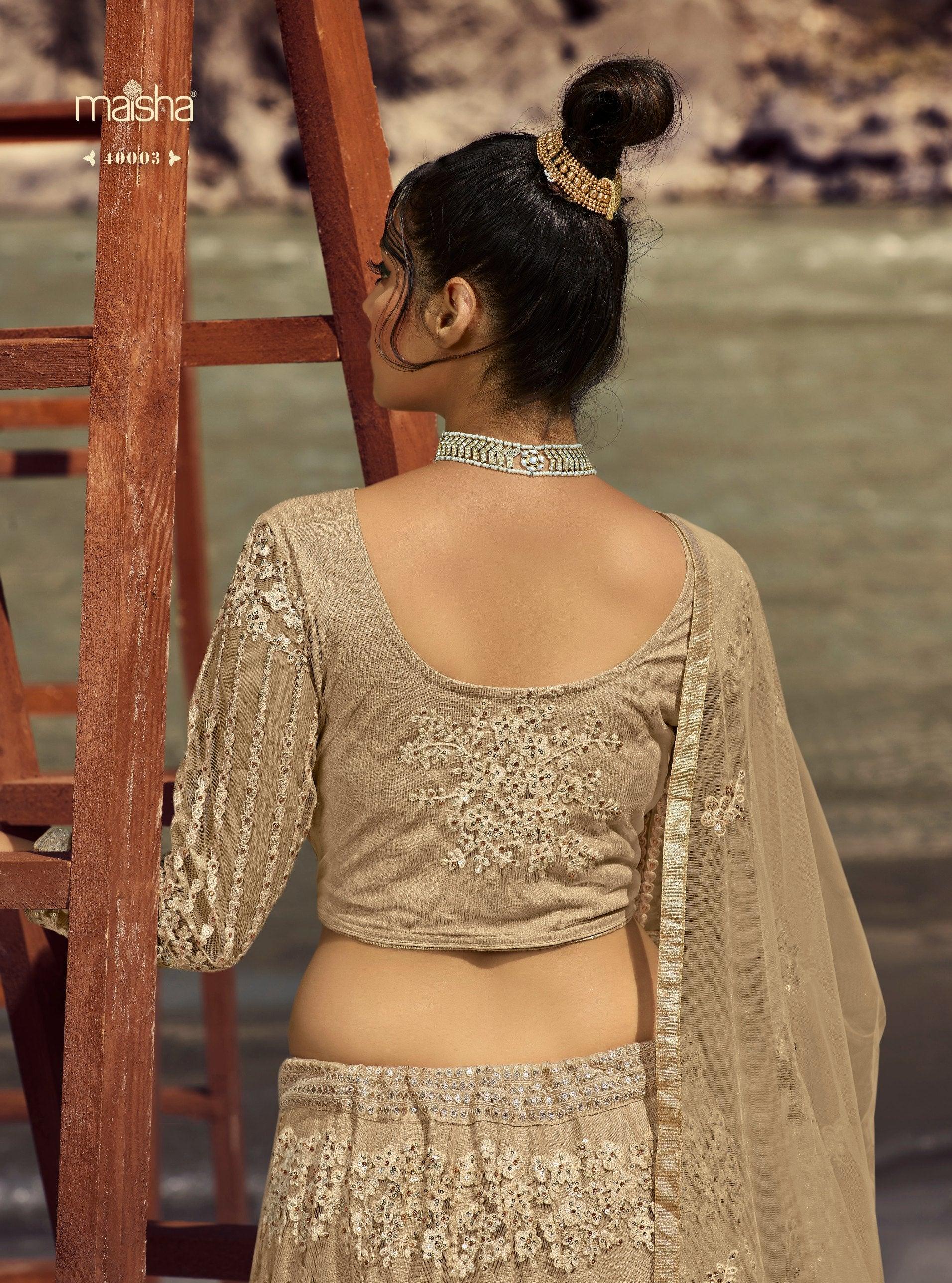 Buy Silk Thread Lehenga Choli Set in Maroon Color | Appelle Fashion