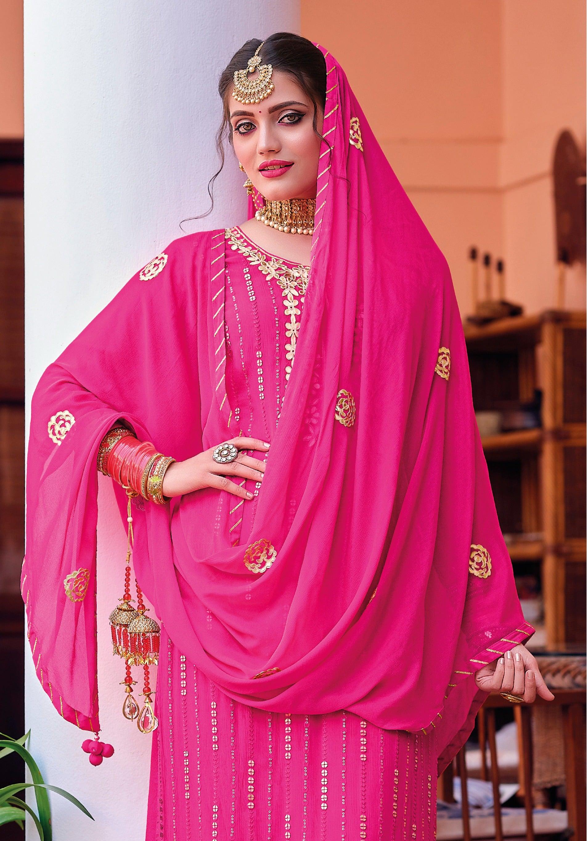 Latest Designs Of Sharara Suits | Maharani Designer Boutique