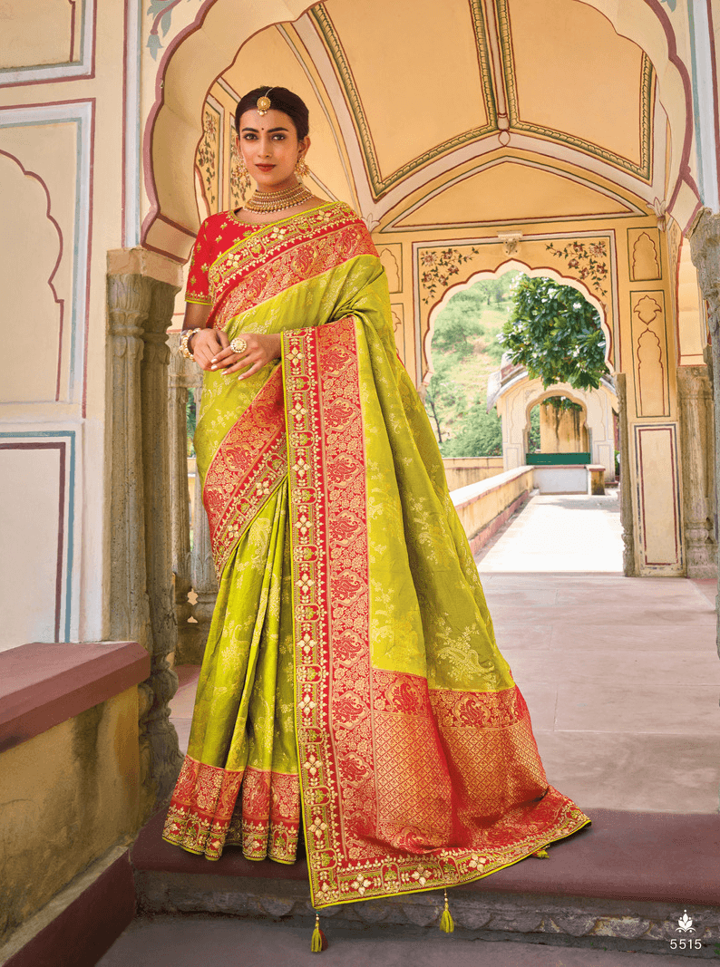 Buy Latest Wedding Sarees Online for Bride Sister and Mother – BharatSthali